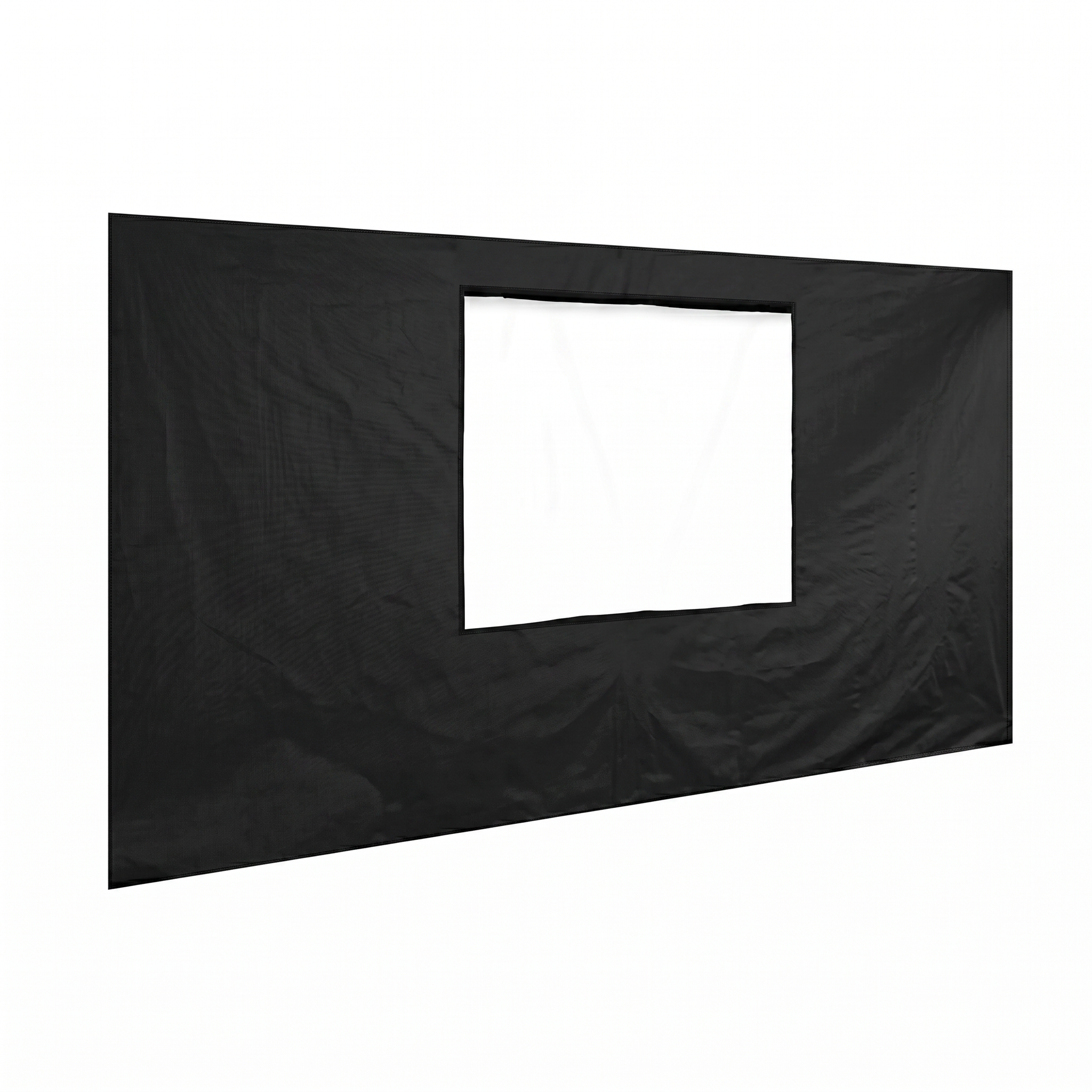 Seitenwand mit Fenster 520/gm2, 4.5m, schwarz