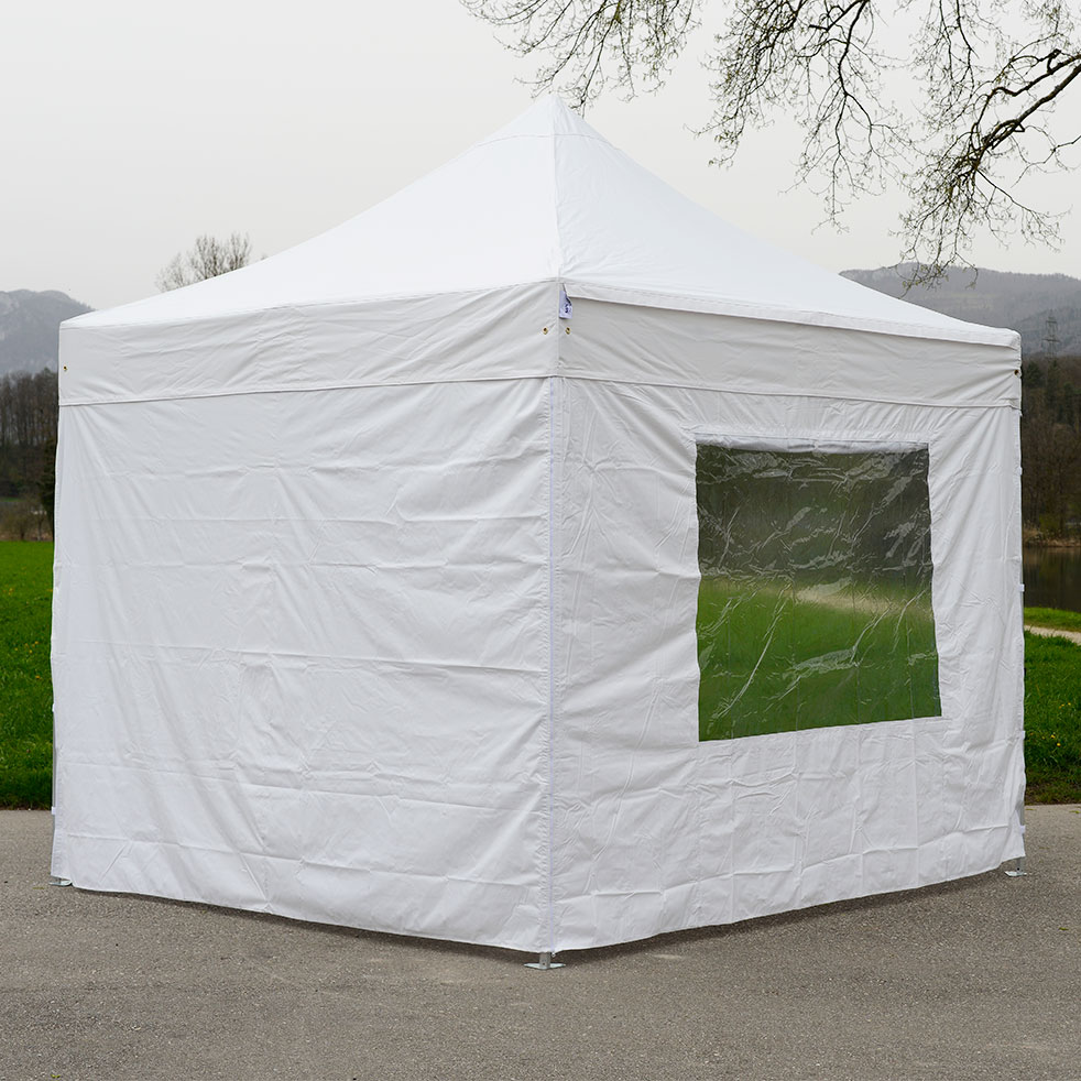 Seitenwand-Set (1 x geschlossen & 1 x mit Fenster) für Master-Pavillon, 520 g/m2