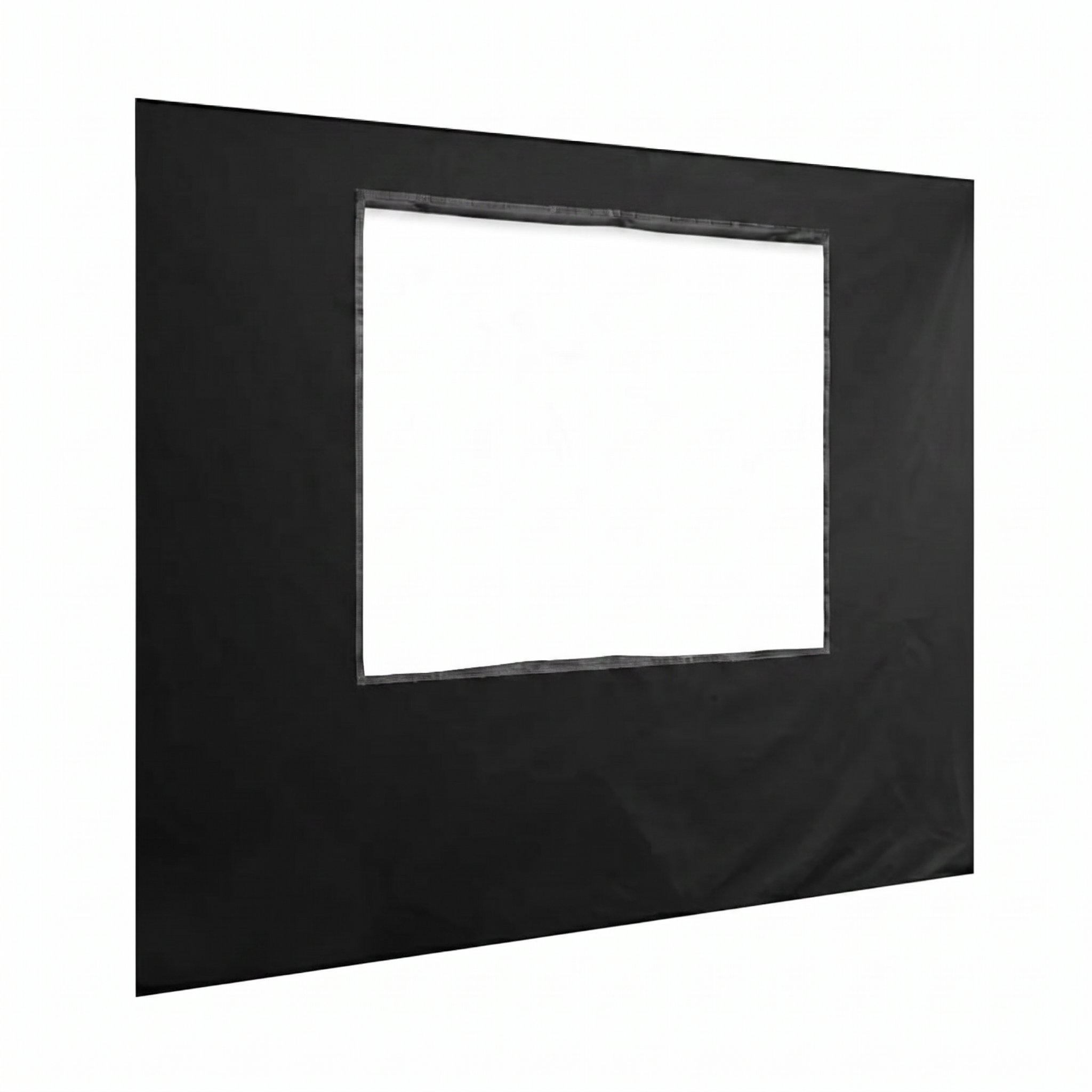 Seitenwand mit Fenster 520/gm2, 3m, schwarz